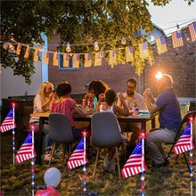 Load image into Gallery viewer, Bright &amp; Colorful Solar-Powered American Lights - Versatile 8 Pack for Holidays