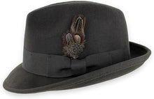 Load image into Gallery viewer, Packable Men's Classic Fedora with Grosgrain Sweatband - Travel Ready