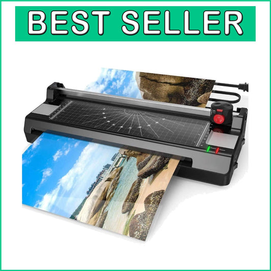 5-in-1 A3 Laminator Machine with Trimmer & Corner Rounder - Versatile & Quiet