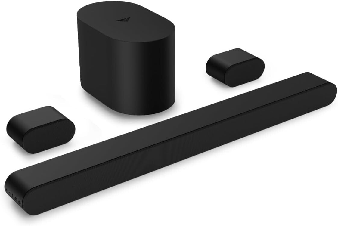 5.1 Soundbar with Compact Wireless Subwoofer – Seamless Dolby Atmos Audio Setup