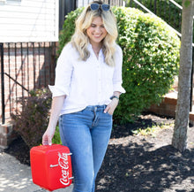 Load image into Gallery viewer, Vintage Coca-Cola 4L Mini Fridge - AC/DC &amp; USB Cooler for Skincare &amp; Drinks