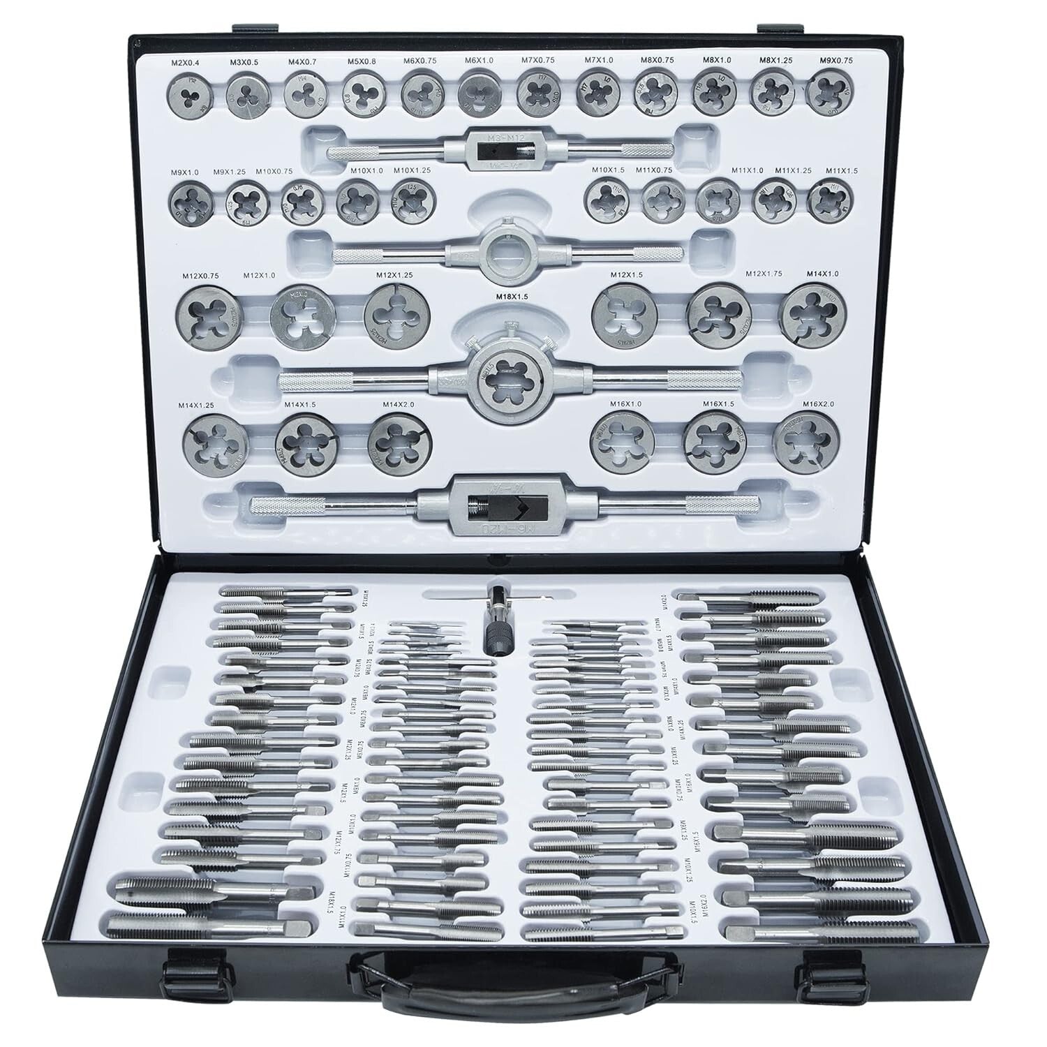 Complete 110-Piece Metric Threading Set - Ideal for DIY and Professional Use