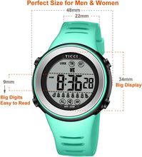 Load image into Gallery viewer, Unisex Waterproof Watch with 8 Vibrating Alarms - Ideal for Medication Reminders