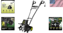 Load image into Gallery viewer, Heavy-Duty Electric Garden Tiller with Steel Tines - 12 Amp, 16 Inch Performance