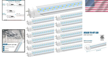 Load image into Gallery viewer, 12-Pack 4FT T8 LED Tube Lights, Bright 3000LM, Daylight 5000K, Ballast Bypass