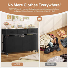 Load image into Gallery viewer, Multi-Functional 300L Laundry Basket with Rolling Design &amp; Sturdy Tabletop
