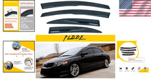Load image into Gallery viewer, JDM Style 4-Pc Window Visor Set for Honda Civic 2006-2011 - Acrylic Design