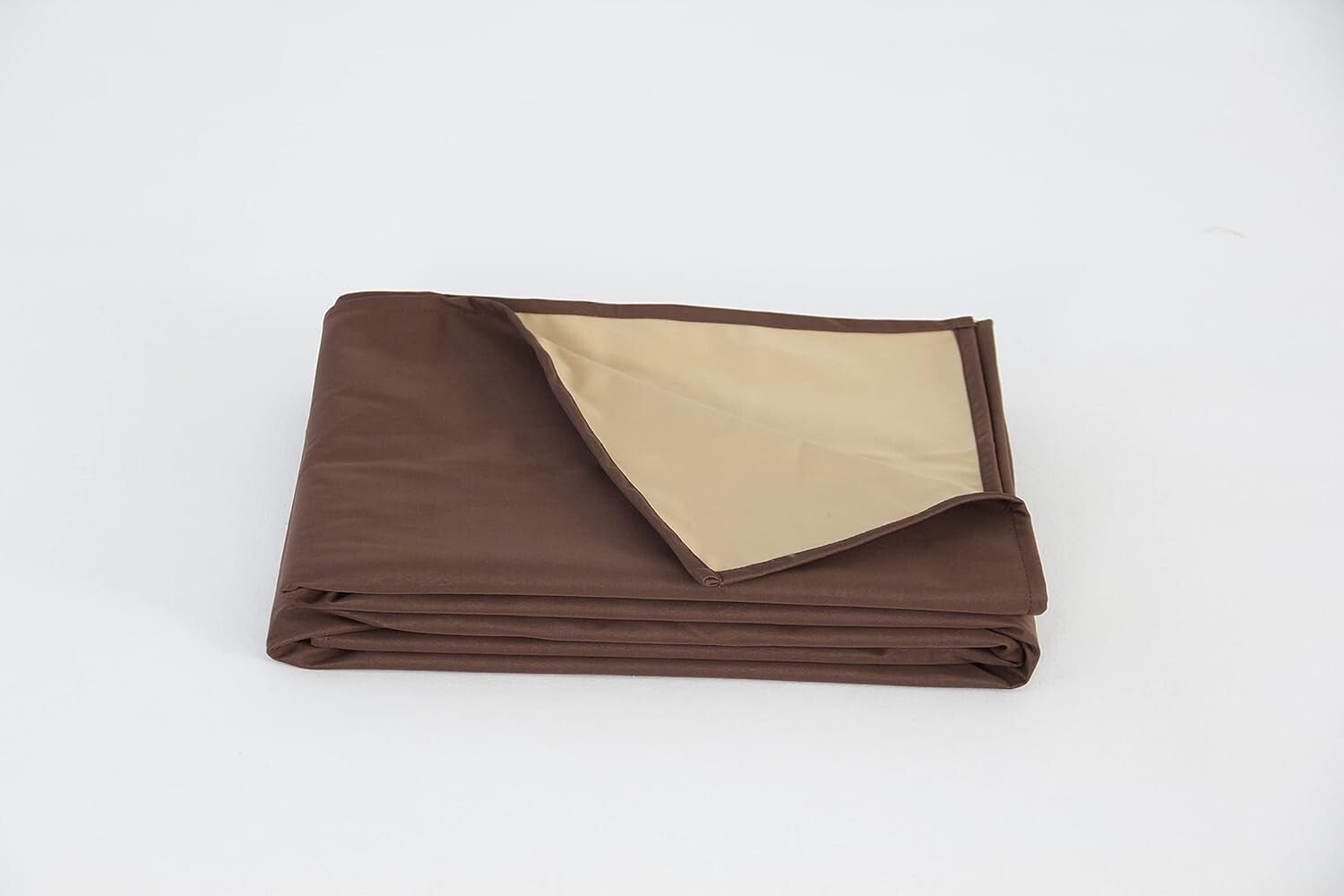 Stylish Brown Reversible Waterproof Cover for Bed or Couch - Pet & Kid Friendly