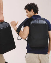Load image into Gallery viewer, Eco-Friendly Waterproof Laptop Backpack with Luggage Sleeve - Fits 17" Laptops