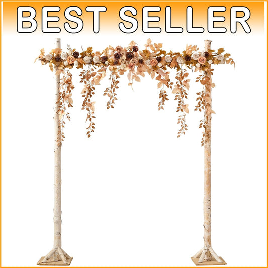Versatile 6.5FT Floral Garland - Ideal Wedding Arch Decor & Photography Backdrop