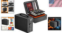 Load image into Gallery viewer, Heat Insulated Portable Document Safe - Fireproof- Water Resistant Lock Box