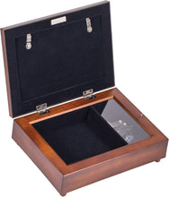 Load image into Gallery viewer, 4x6 Woodgrain Musical Photo Frame Jewel Box - Plays 'You Are My Sunshine' Tune