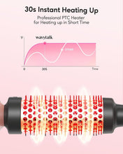 Load image into Gallery viewer, 1.5-Inch Heated Round Brush with Detachable Head - Dual Voltage Travel Essential