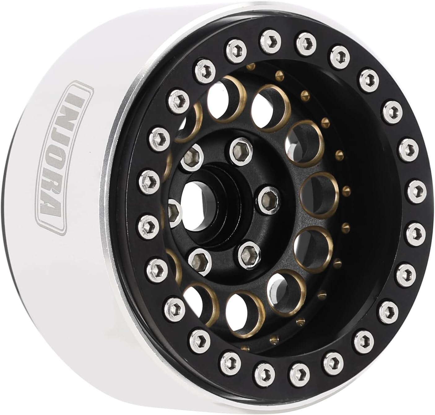 153g Heavy Brass & Aluminum Wheels – Enhance Climbing Performance for RC Cars