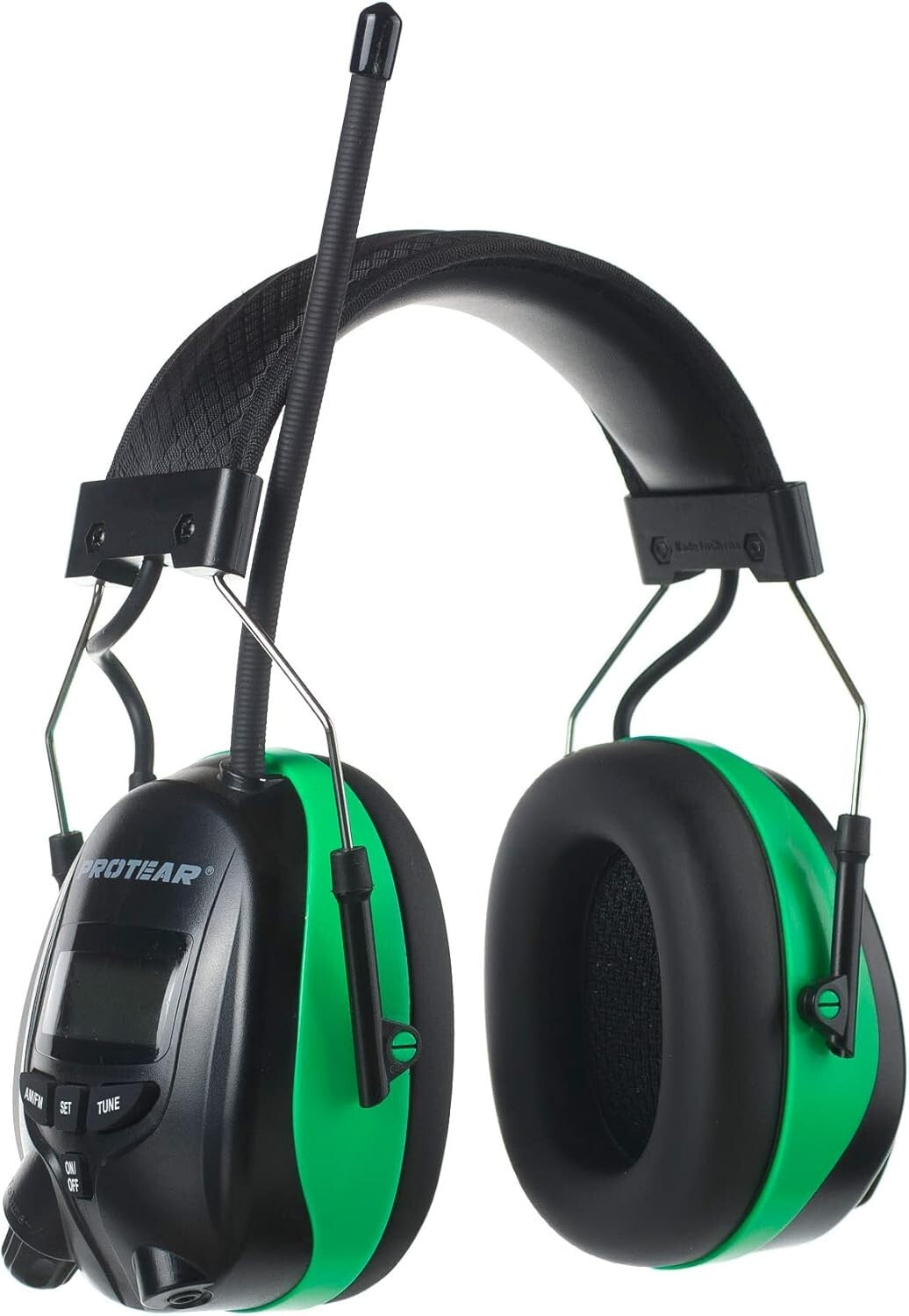 AM/FM Radio Ear Muffs with 25dB NRR - Comfortable Noise Reduction Headphones