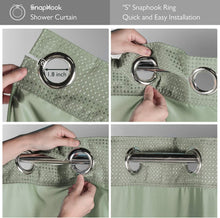 Load image into Gallery viewer, Hotel-Grade Heavy Duty Weiss Fabric Shower Curtain with Removable Liner, 71W 78L