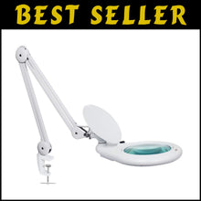 Load image into Gallery viewer, Space-Saving Magnifying Lamp with Glass Lens - Ideal for Jewelry Making &amp; More