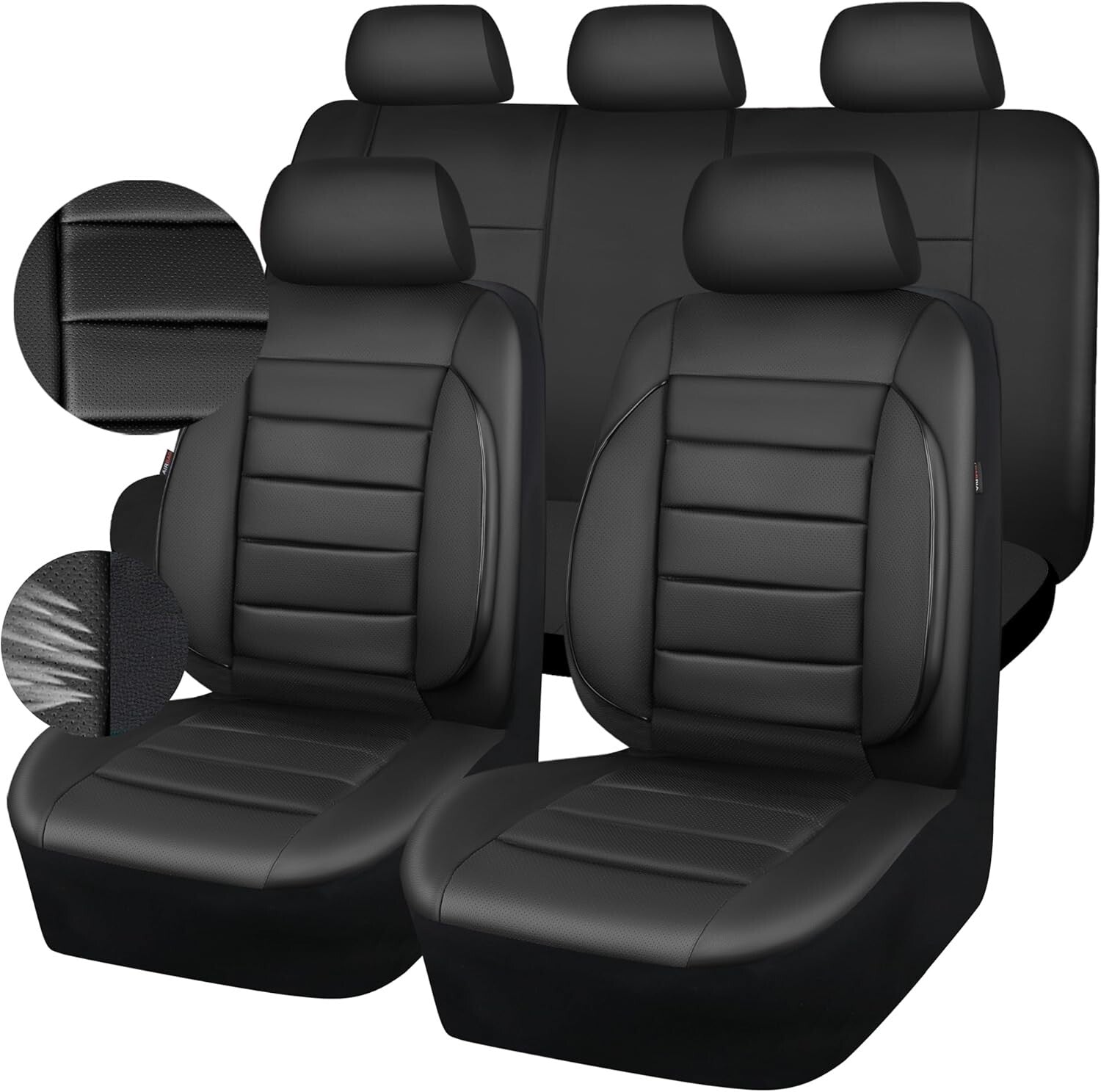 Fashionable Universal Fit Leather Seat Covers with Full Coverage Protection