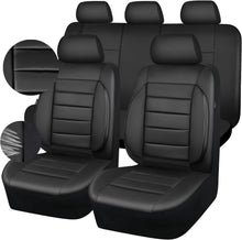 Load image into Gallery viewer, Fashionable Universal Fit Leather Seat Covers with Full Coverage Protection
