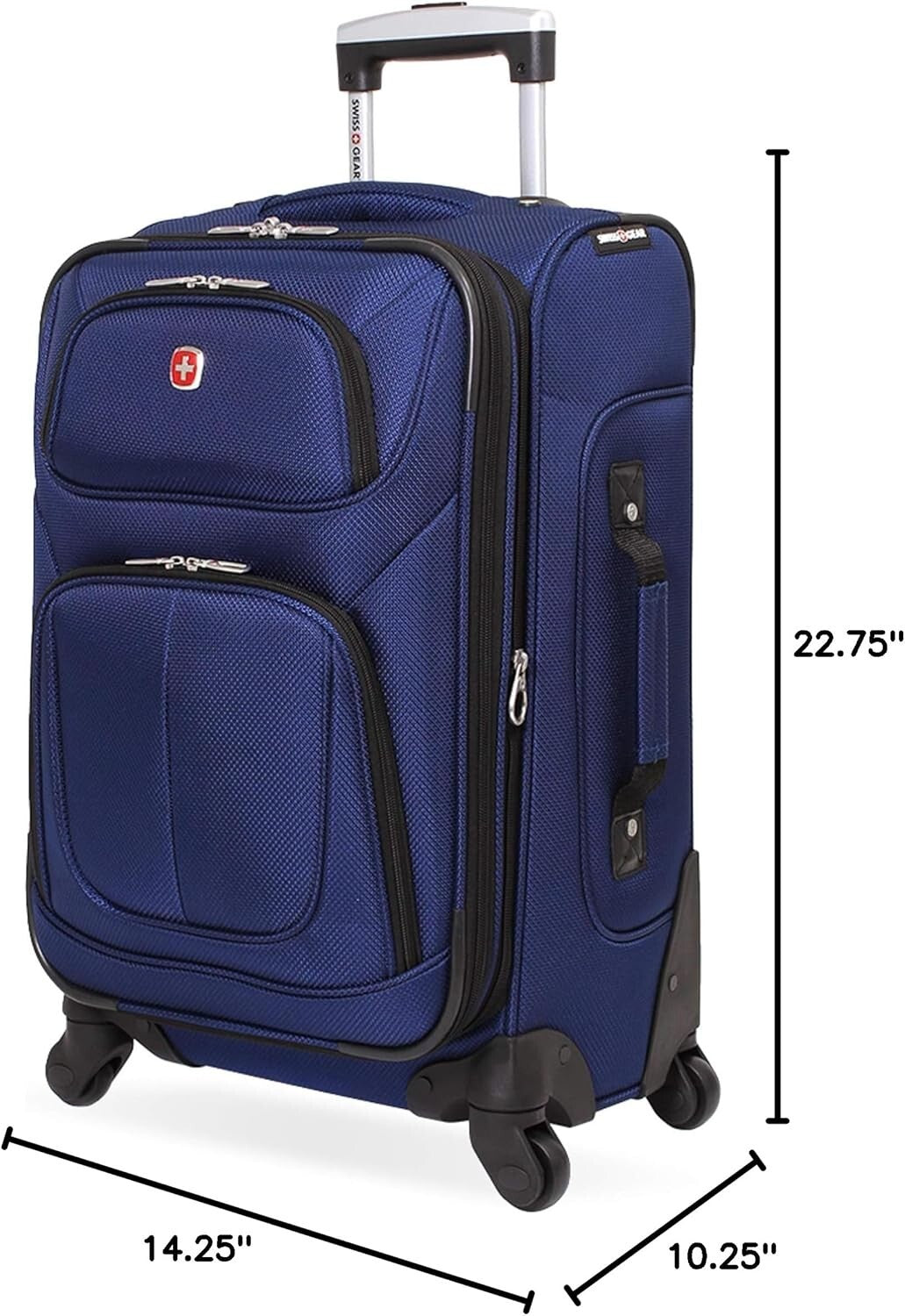Effortlessly Portable 21-Inch Expandable Softside Luggage with 10-Year Warranty
