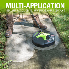 Load image into Gallery viewer, Compact 15-Inch Green Surface Cleaner with 26 oz Tank - Ideal for Quick Cleaning