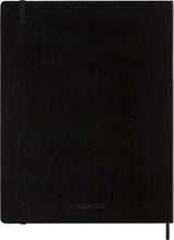 Load image into Gallery viewer, Versatile XXL Black Notebook with Rounded Corners &amp; Expandable Pocket - 8.5x11