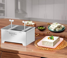 Load image into Gallery viewer, 304 Stainless Steel Vegan Cheese Press with Drip Tray &amp; Tofu Press Towel