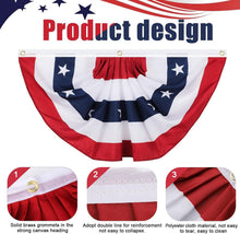 Load image into Gallery viewer, Beautiful Stars and Stripes Party Bunting - Essential for Patriotic Celebrations