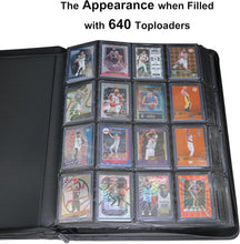 Load image into Gallery viewer, Compact 16 Pocket Binder for Toploaders – Water-Resistant Card Storage Solution