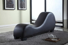 Load image into Gallery viewer, Stylish Midnight Black Chaise Lounge - Modern Accent for Relaxation &amp; Meditation
