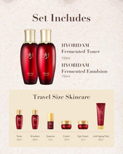 Load image into Gallery viewer, Hyobidam Premium Fermented Skincare Set with Wild Ginseng - 13.53 fl oz