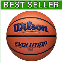 Load image into Gallery viewer, Evolution Indoor Basketball - Sizes 5, 6 &amp; 7 - NFHS Approved for Serious Players