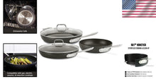 Load image into Gallery viewer, Induction Compatible Nonstick Fry Pans - HA1 Hard Anodized 5-Piece Collection