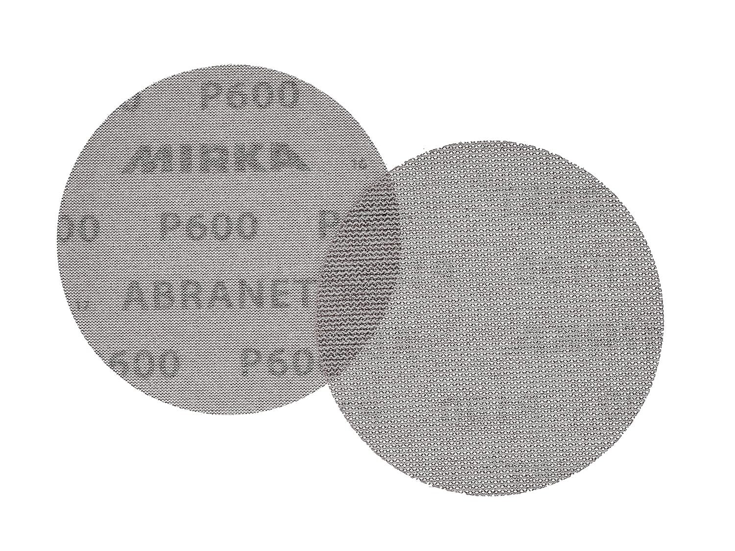 Abranet 5-Inch Grit 600 Sanding Discs - Versatile Hook & Loop Design (50 Discs)