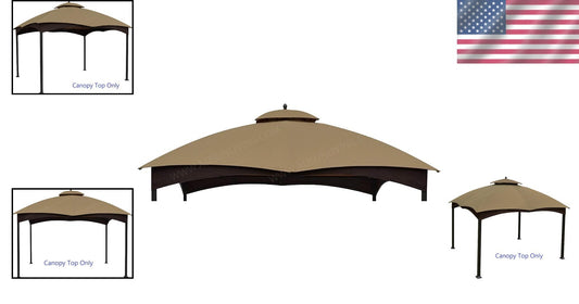Water-Repellent Replacement Canopy for 10' x 12' Lowe's Gazebo - Air Vent Design