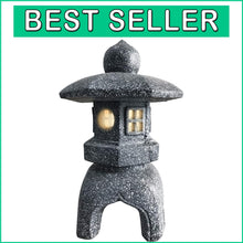 Load image into Gallery viewer, Weatherproof LED Pagoda Garden Light with Sensitive Light Sensing for Zen Spaces