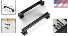 Load image into Gallery viewer, Stylish 5-Inch Hole Center Matte Black Kitchen Handles - Easy Installation