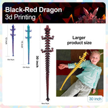 Load image into Gallery viewer, Large 3D Printed Dragon Toy - Unique Gift Idea for Collectors &amp; Decor