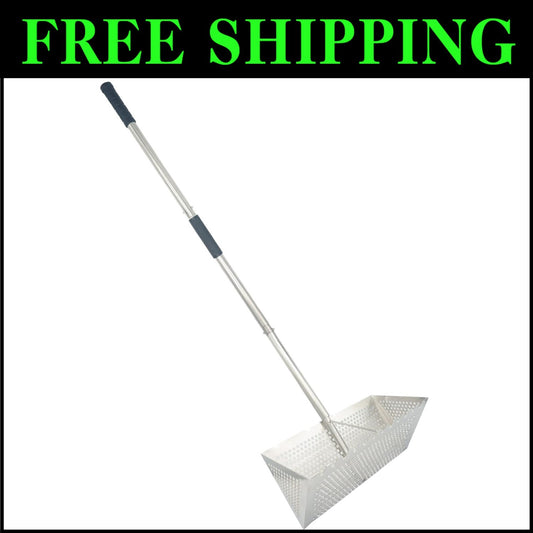 Efficient Sand Crab Catcher – Sharp Tooth Rake, 47-Inch Detachable Handle