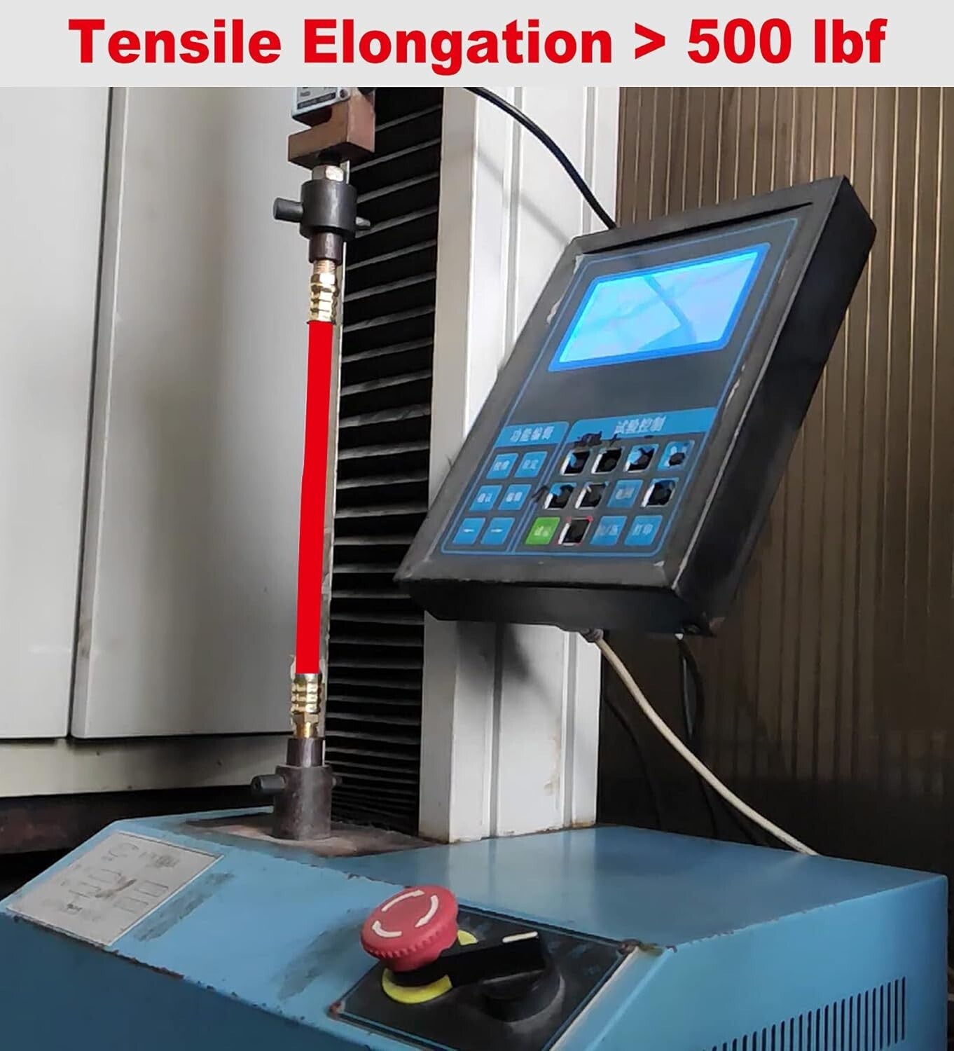 1/2" x 25ft Heavy Duty Air Hose with Solid Brass Fittings - 300 PSI Flexibility