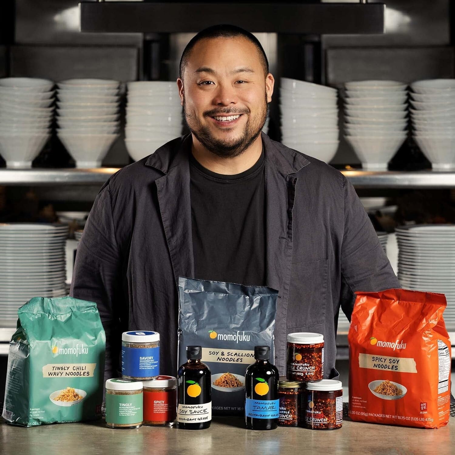 Ultimate Flavor Pack: David Chang’s Chili Crunch, Ramen, and Soy Sauce Gift Set