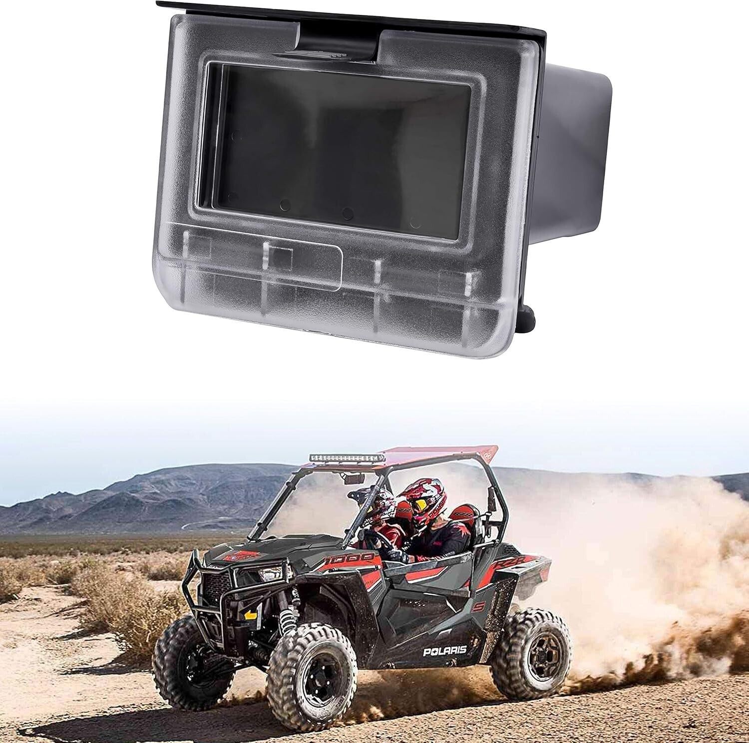 Durable RZR Center Dash Storage Box for Polaris 1000/900 - Watertight Design