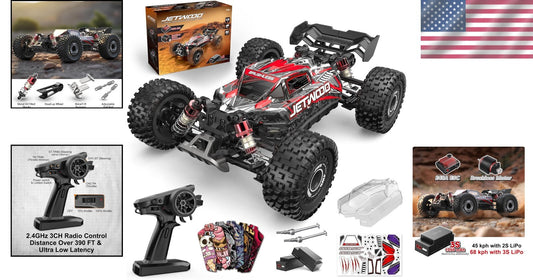 Brushless 1/16 RC Car & Truck, 42mph Offroad Vehicle for Thrilling Racing Fun