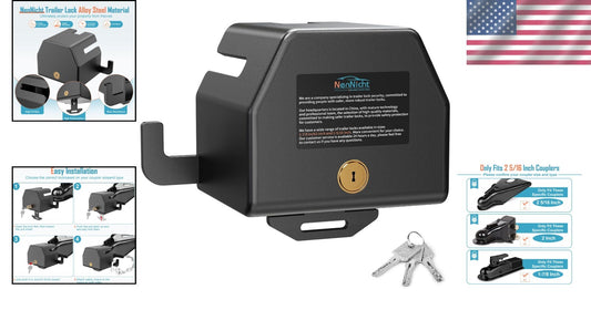 All-in-One Anti Theft Trailer Lock for RVs and Trucks - Weather Resistant Design