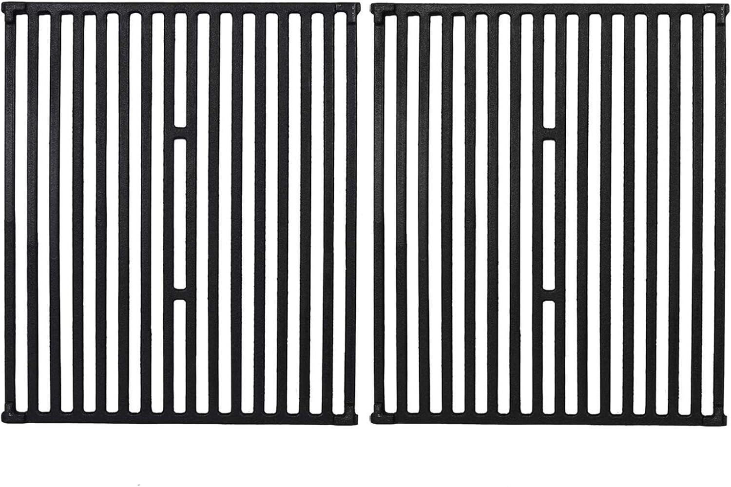 Broil King-Compatible 15" Cast Iron Grill Grates – 2 PCS for Superior Cooking