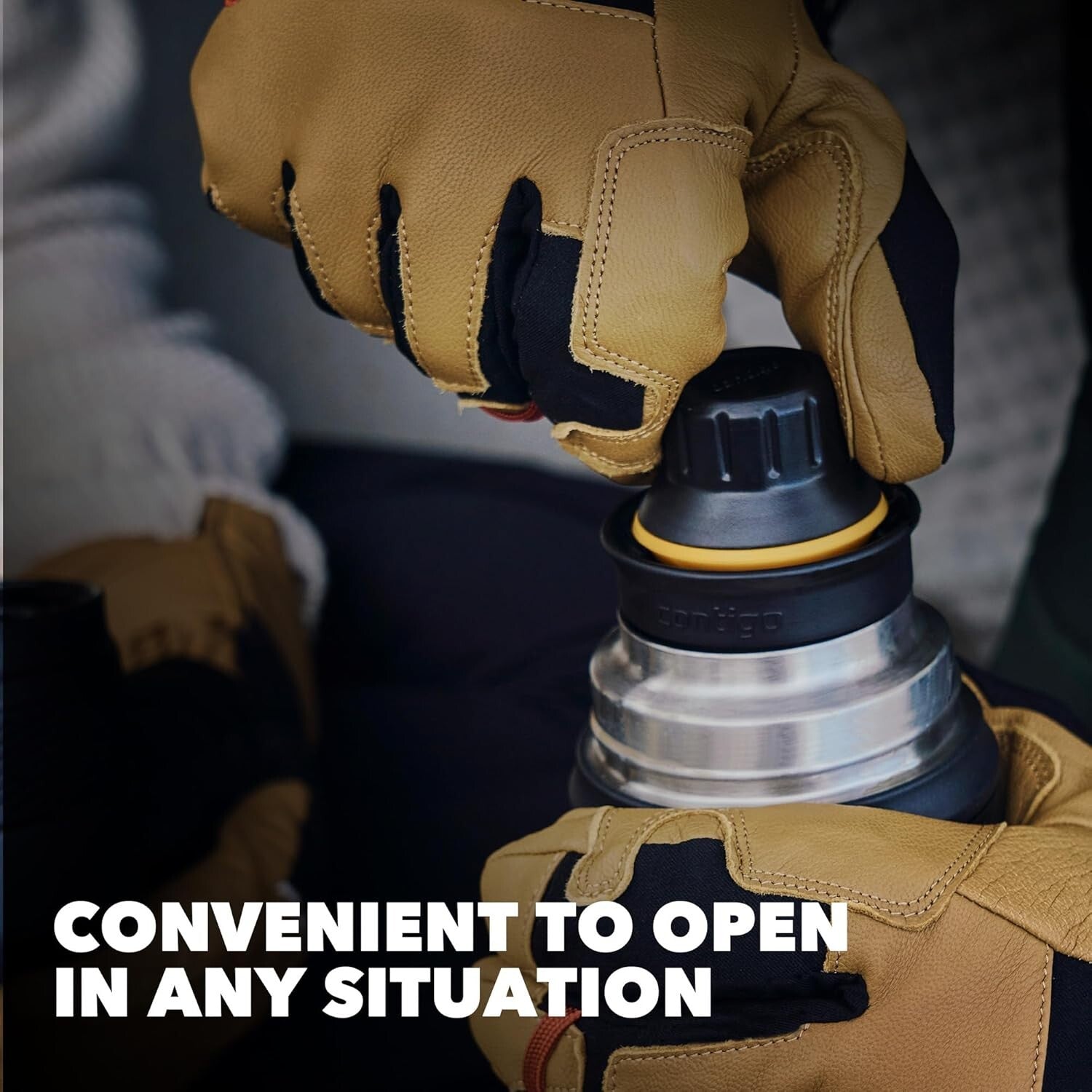 Durable Vacuum Insulated Travel Flask - Keep Drinks Hot for 35H & Cold for 60H