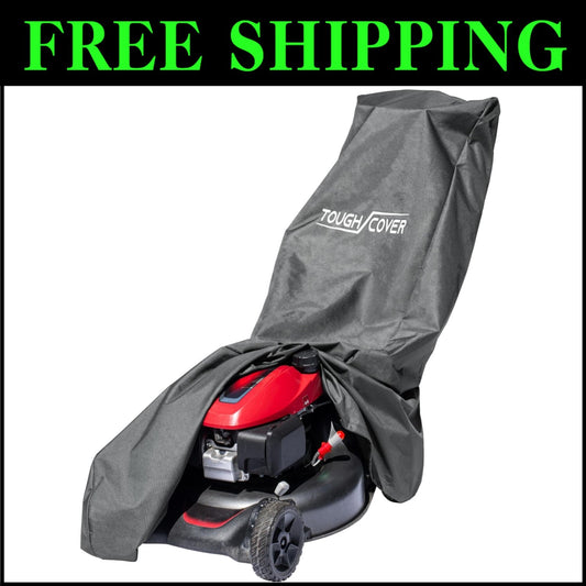 Versatile 600D Lawn Mower Cover - Waterproof Protection for Push & Riding Mowers