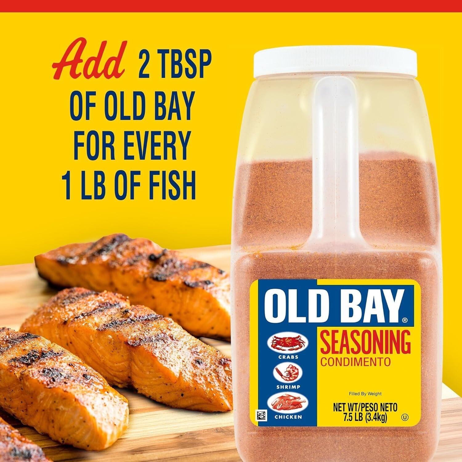 Unlock Bold Flavors with OLD BAY Seasoning - 7.5 lb for Cooking and Grilling