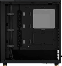 Load image into Gallery viewer, Stylish North Charcoal Black Tempered Glass Case - Customizable &amp; Efficient
