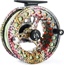 Load image into Gallery viewer, Durable Pre-Loaded Fly Fishing Reel with Large Arbor - Ideal for Any Angler